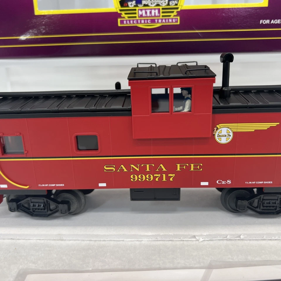 MTH Premier 20-91051 Santa Fe Extended Vision Caboose #999717 O Gauge New ATSF - Image 4 of 4