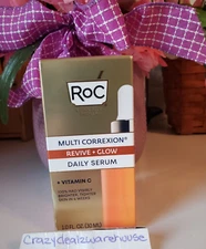 RoC ~ Multi Correxion Revive + Glow + Vitamin C Daily Serum 1oz ~ NEW ~