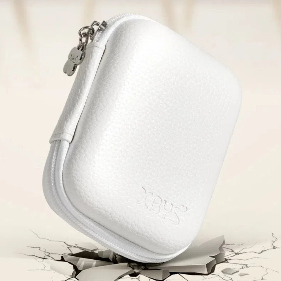 Hard Case Headphone Bag Waterproof Organizer Bag Data Cable Storage Bag  Travel - Image 3 of 4