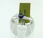 LAB CREATED  0.65 Cts MYSTIC TOPAZ RING Solid .925 Sterling Silver - NWT — photo 3
