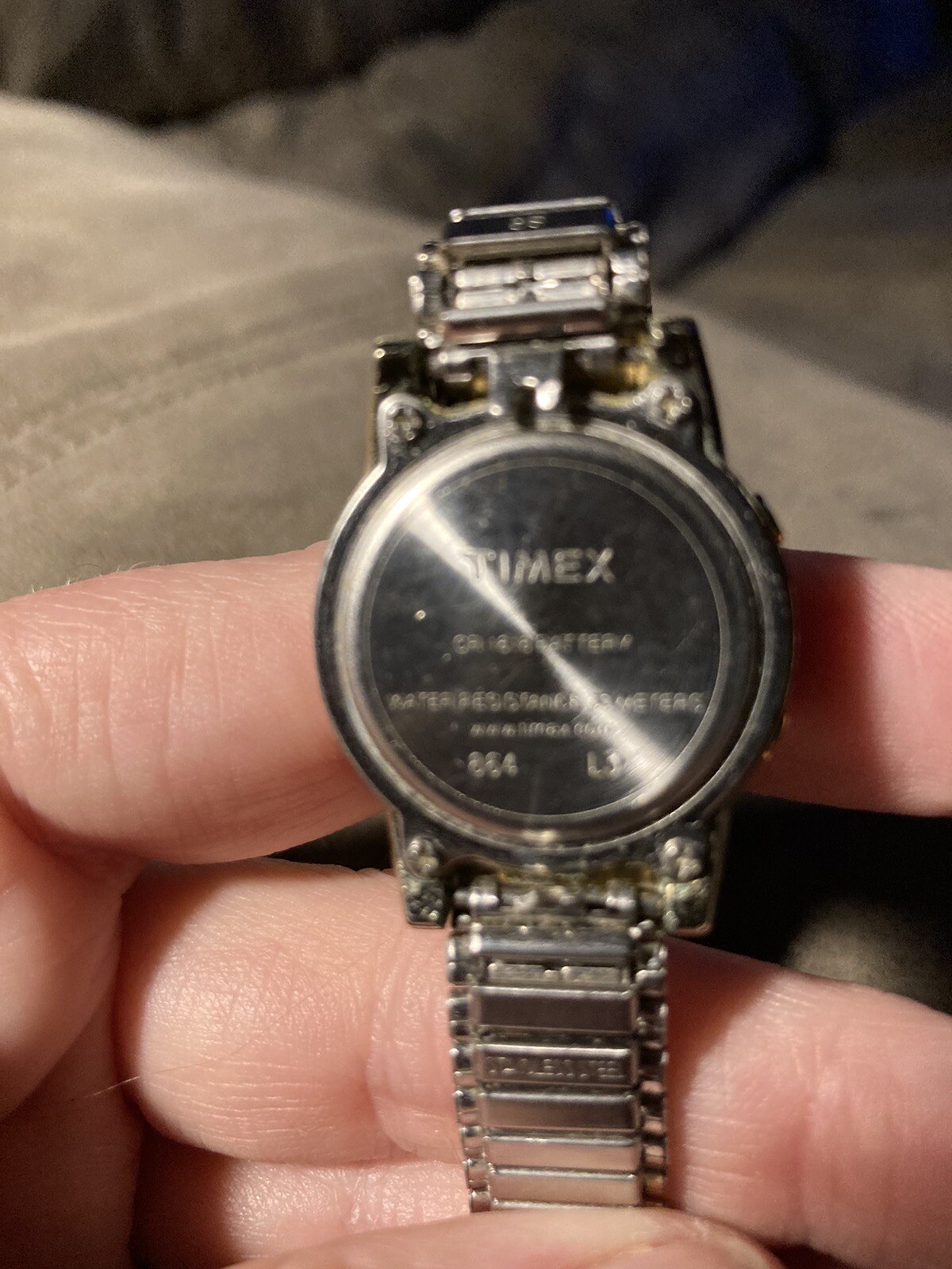 Timex gold digital watch vintage eBay