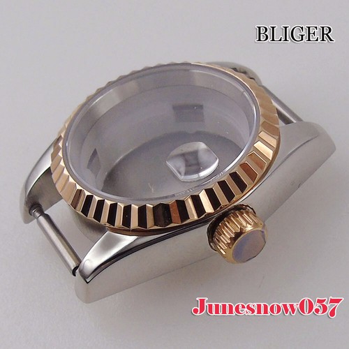 Estuche de reloj para dama 26 mm ajuste movimiento NH05 HN06 pulsera jubileo zafiro espalda sólida - Imagen 32 de 39