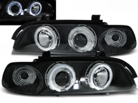 Scheinwerfer Paar FüR Bmw 5Er E39 Von 1995 Bis 2003 Angel Eyes Schwarz