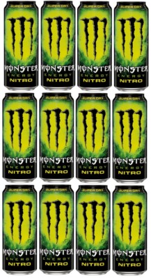 12 Dosen Monster Energy Nitro Super Dry a 0,5 L inkl. EINWEGPFAND
