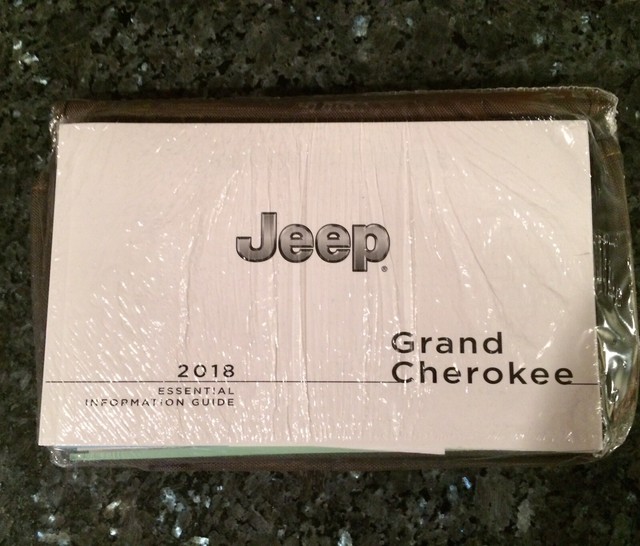2018 Jeep Grand Cherokee Owner's Manual OEM for sale online | eBay
