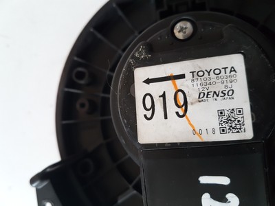 TOYOTA LAND CRUISER J120 2008 HEATER MOTOR BLOWER FAN OEM 