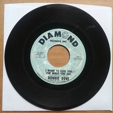 RONNIE DOVE I Want To Love You For What You Are 45 7" POP ROCK Record Vinyl 1967