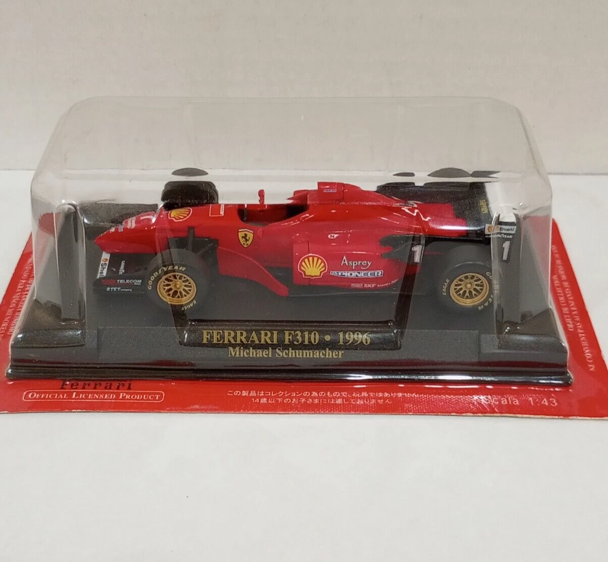 Michael Schumacher Diecast Formula 1 Cars Ferrari 1996 Vehicle