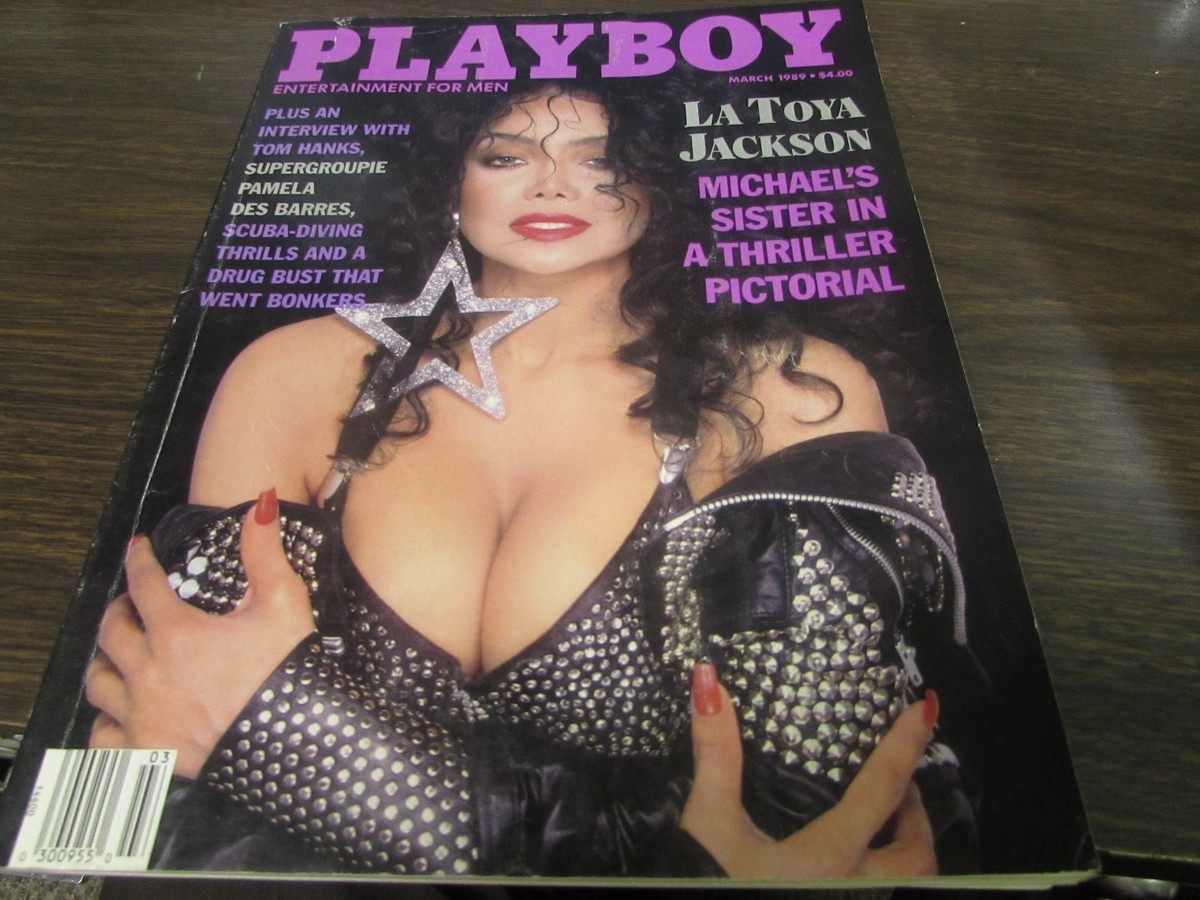 Playboy MArch 1989 - LA Toya Jackson - Very Good | eBay