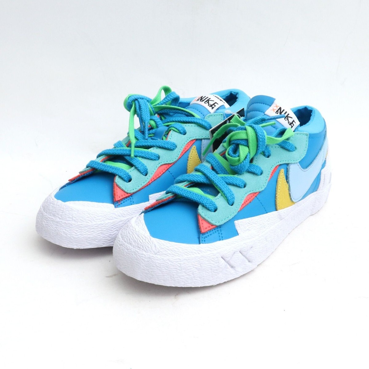 Size 8 - KAWS x sacai x Nike Blazer Low Neptune Blue for sale
