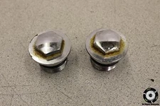1991 Suzuki Intruder 750 Front Fork Top Bolts Caps Lids VS 750 91