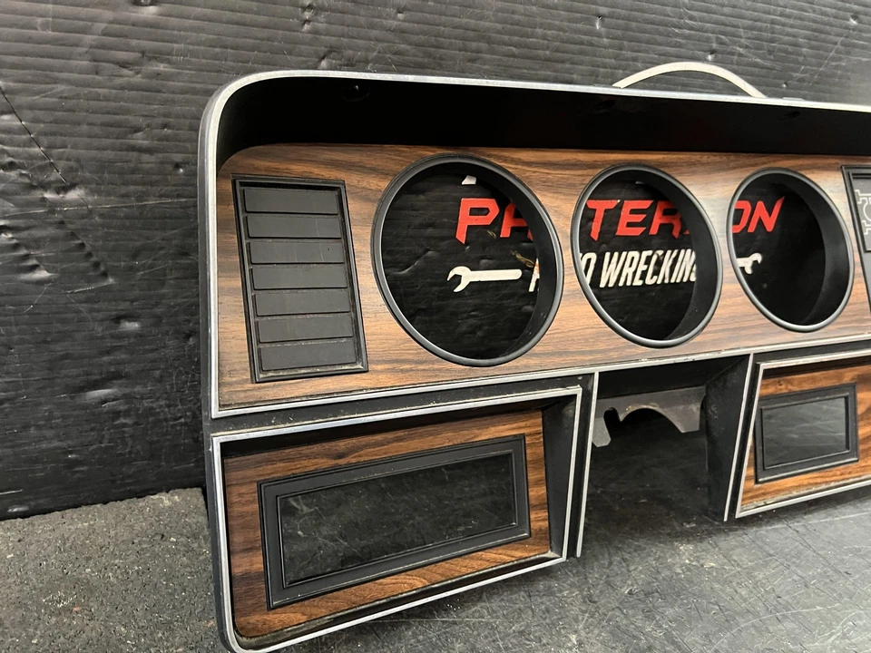 81-89 Dodge Pickup W100 tablero velocímetro cuadro de instrumentos bisel moldura Foto 4 de 4