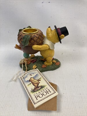 RARE Winnie The Pooh Disney MCF Midwest Of Cannon Falls Candle Stick Holder New