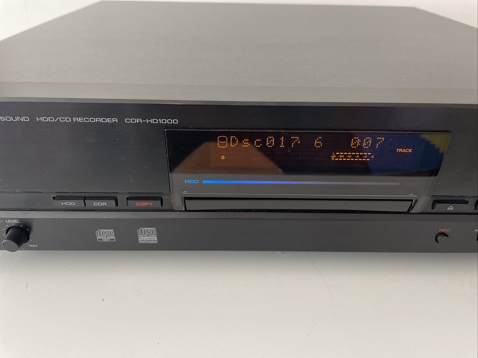 Yamaha CDR-HD1000 HDD/CD Recorder Black | eBay