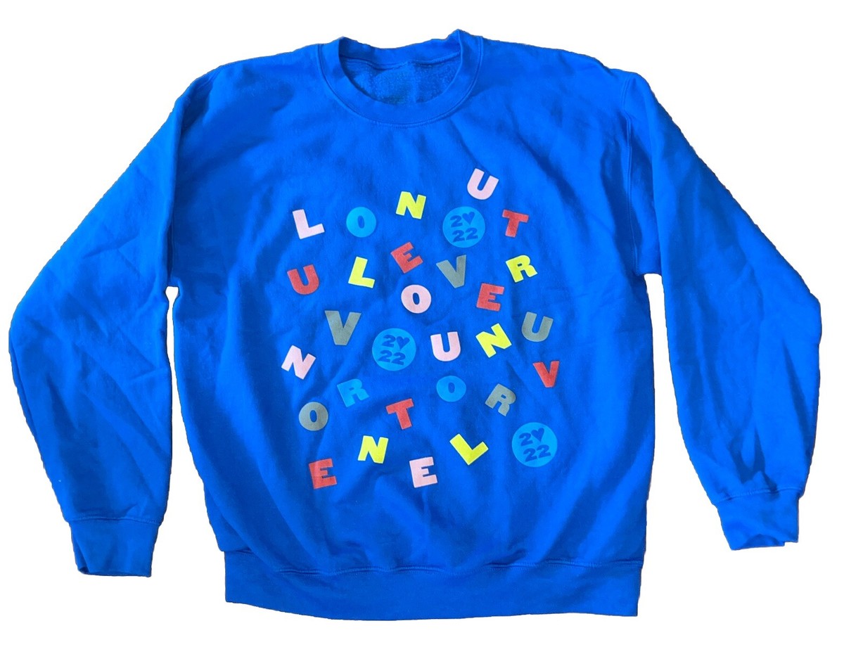 Harry Styles Love On Tour 2022 Alphabet Soup Sweatshirt Size XL