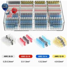 Terminals Waterproof Solder Seal Heat Shrink Wire Connectors Electrical Butt Kit