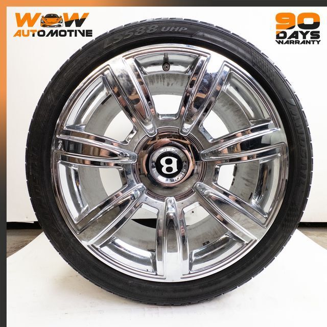 04-12 BENTLEY CONTINENTAL FLYING SPUR GTC GT 9J X 20 ALUMINUM WHEEL RIM SET OEM