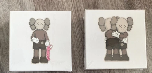 KAWS Together and Share 2 jigsaw puzzle sets with frame