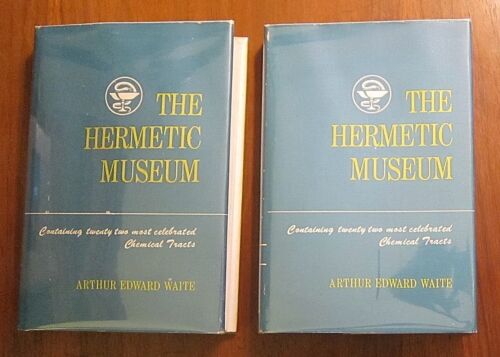 Arthur Edward Waite: The Hermetic Museum Restored & Enlarged 1974 HC/DJ 2 Vols