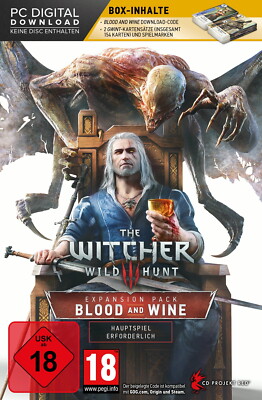 The Witcher 3-Wilde Jagd: Blood And Wine (Download Code) (PC, 2016)