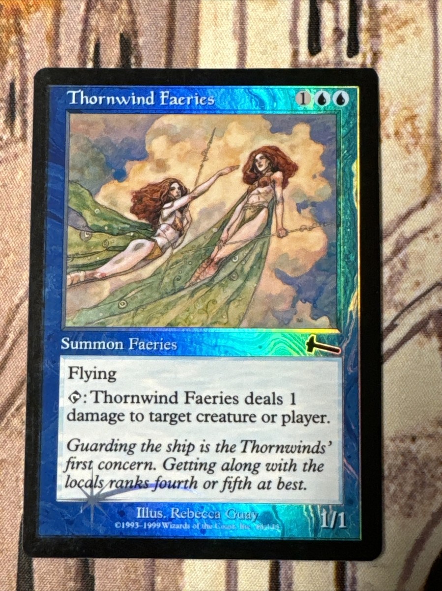 MTG Thornwind Faeries Urza's Legacy 44/144 Foil Common | eBay MTG Thornwind Faeries Urza's Legacy 44/144 Foil Common | eBay