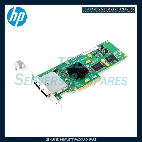HP LSI 488901-001 488103-001 SAS3801E-HP L3-25057-00B PCIe LP Host Bus Adapter 