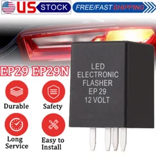 12V EP-29 LED Flasher Relay For Hyper Flash Turn Signal Decoder Load Equalizers