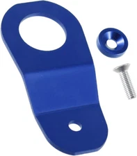 Blue Aluminum Radiator Stay Mount Bracket w/ Screw for 96-00 Honda Civic EK