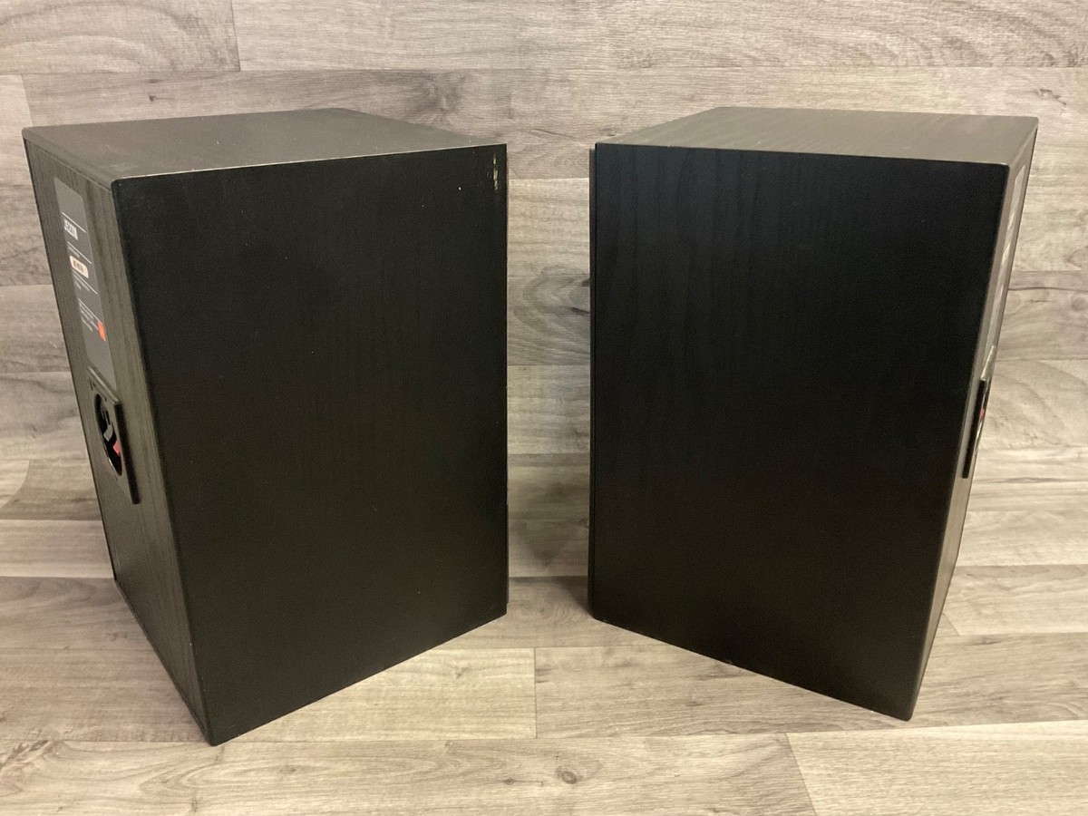 JBL J520M Studio MONITOR BOOKSHELF SPEAKERS (2) Black - 8