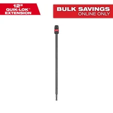 SHOCKWAVE Impact Duty 12 In. 1/4 In. Hex Quick Change Extension