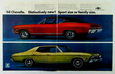 1968 Chevrolet Impala Chevy Ii Nova Chevelle Camaro Originalprint Ad C 1968 Chevrolet Impala Chevy Ii Nova Chevelle Camaro Originalprint Ad C