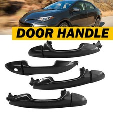 Front Rear Driver Passenger Exterior Door Handle Set for 2014-19 Toyota Corolla