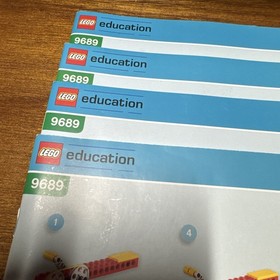 LEGO Education Instruction Manuals A-D 9689 Book Only