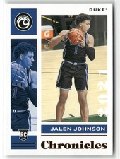 2021 Panini Chronicles Draft Picks Jalen Johnson Bronze Duke Blue Devils #13