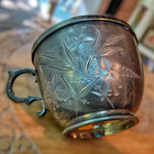 ANTIQUE - Barbour Silver Co. Mustache Cup — photo 2