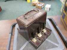 Frank Adams Pullswitch Fuse 60a 250v Class R Fuse 3 Pole Vertical Fuse Used