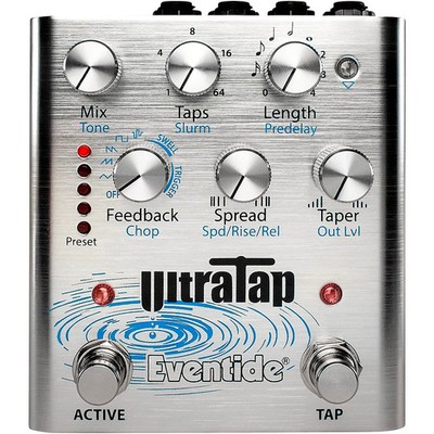 Eventide UltraTap DelayReverb MultiTap Effects Pedal Silver
