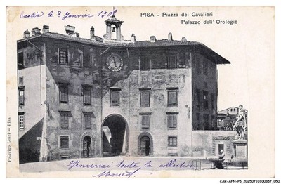CAR-AFNP5-0217-ITALY - PIZZA - Piazza dei Cavalieri - Clock Palace
