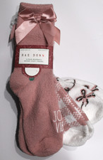 NWT Rae Dunn Christmas Jolly Vibes Women's Socks 9-11 Micro Cozy Crew Socks 3PR