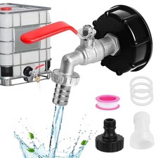 Wasserfass auslaufhahn,IBC Tank Zubehör,IBC Tank Auslaufhahn,1000l Wassertank DE