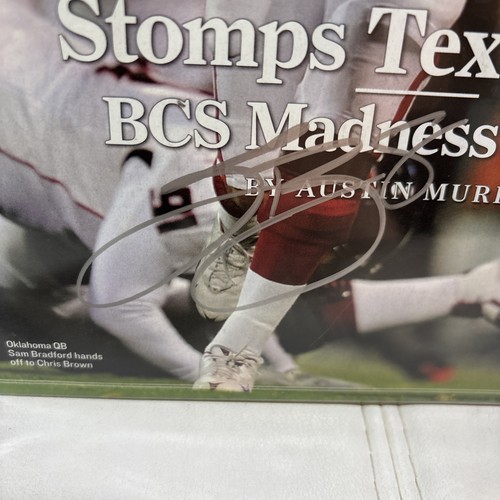 Sam Bradford Signed Sports Illustrated Magazine Oklahoma U - Picture 3 of 3