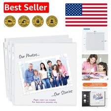 Acid-Free 12x12 Scrapbooking Protectors - Set of 10 for Archive Quality Display