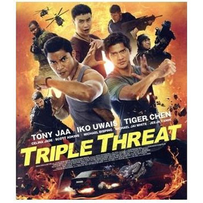 Triple Threat (Blu-ray Disc) Tony Jah Iko Uwais Tiger Chen Jesse V. Used 2