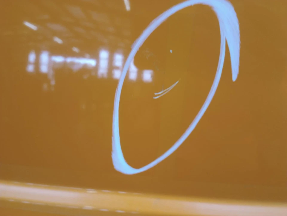 2023 FORD TRANSIT CUSTOM Unknown Van Orange Bootlid / Tailgate 2018-2024 - Image 3 of 4