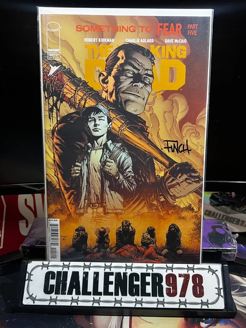 The Walking Dead DELUXE #101 David Finch SIGNED w/ COA - TWD