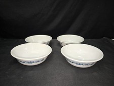 Corning Old Town Blue Cereal Bowls of 4 - 6 1/4 "