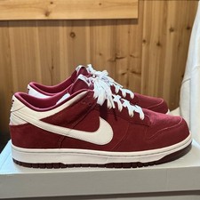 2017 Nike Dunk Low Suede Team Red