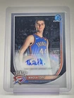 NIKOLA TOPIC 2025-26 BOWMAN CHROME ROOKIE RC AUTO #BCA-NO THUNDER Q3882
