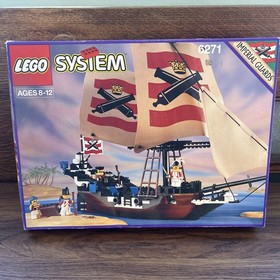 RARE 1992 LEGO System #6271 Imperial Flagship - Complete With Box & Manual