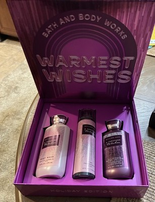 Bath & Body Works Warmest Gift Set A Thousand Wishes Mist Lotion Body Wash NIP